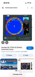 Hondex HE-773 140-240kHz Automatic Sonar