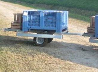 Carrelli Portafrutta a Trenino per Cassoni Usati