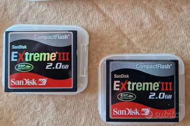 Schede Compact da 2 GB Extrteme III