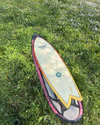 Tavola da Surf Cult Fish 5’8 + pinne e sacca