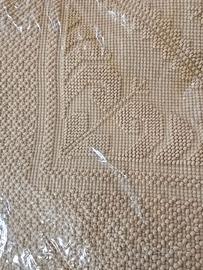 Tappeto sardo bianco nuovo originale vintage