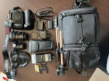 Kit fotografico Panasonic Lumix G9 Completo