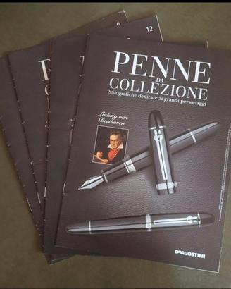 4 Fascicoli DeAgostini  Penne  collezione 