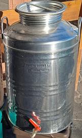 contenitore olio acciaio 50 litri