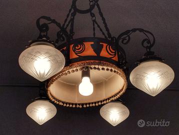 Lampadario stile retrò