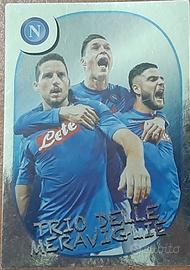 Figurina Panini Trio delle meraviglie Napoli 2017