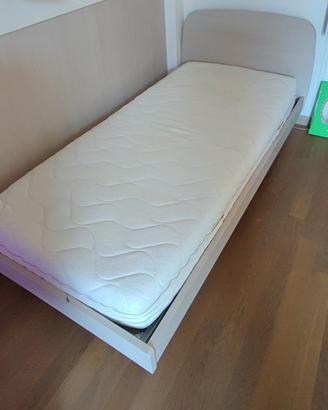 Letto singolo (struttura letto,rete e materasso)