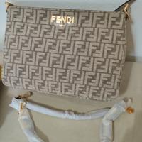 Borsa nuova modello Fendi color tortora 