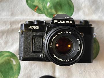 Fujica AX-3 + 50mm Reflex pellicola