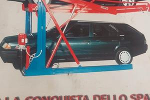 Ponte sollevatore da box Lanzoni. 2 auto in 1 box