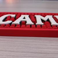 Campari barmat tappetino gomma no insegna