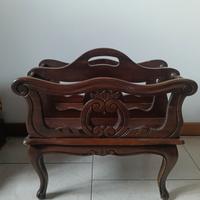 Portariviste vintage in legno