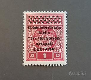 Occupazione Lubiana 1941- francobolli 