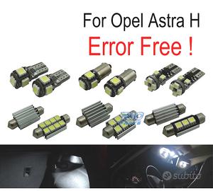 KIT 15 LAMPADE LED INTERNE PER OPEL ASTRA H OPC GT