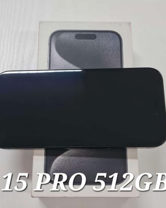 APPLE IPHONE 15 PRO 512GB BLACK 