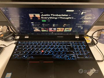 Notebook ThinkPad T570 + ssd 480 esterno