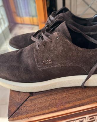 Sneaker Boggi Milano in Camoscio Testa di Moro