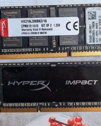 RAM per portatile Kingston  2x8Gb DDR3