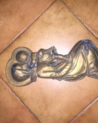 Madonnina in gesso rotta
