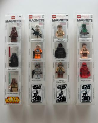 Lego Star Wars 4 Set Magnets nuovi sigillati