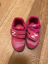 Scarpe bambina rosa num 22,5 new balance