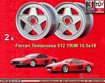 2 pz cerchi Ferrari Penta 10.5x18 ET42 Central Loc