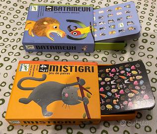 Giochi Carte Bambini DJECO, MISTIGRI e BATAMEUH