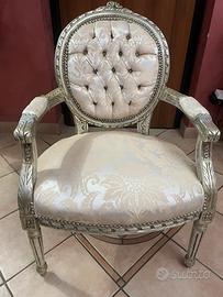 Poltrona shabby antico