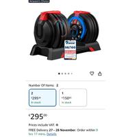 pesi regolabili 3-24kg Nuovi