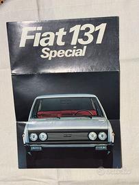 Fiat 131 - opuscolo pieghevole originale