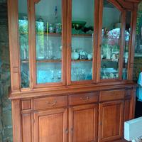 Mobile legno vetrina