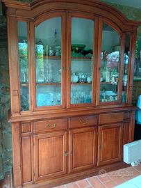 Mobile legno vetrina