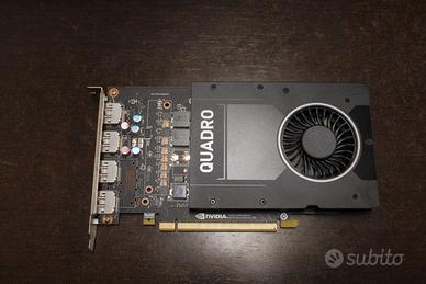 scheda grafica CAD NVIDIA Quadro P2000 5G perfetta
