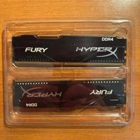 RAM 16gb HyperX Fury DDR4