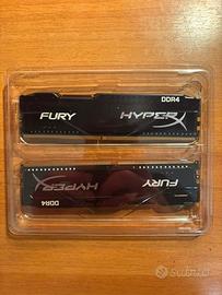 RAM 16gb HyperX Fury DDR4