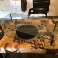 Supporto per tv in vetro girevole