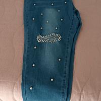 jeans con perle 