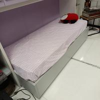 Letto singolo contenitore