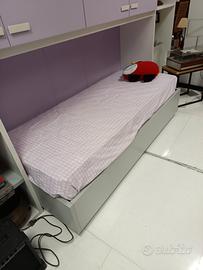 Letto singolo contenitore