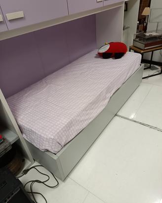 Letto singolo contenitore