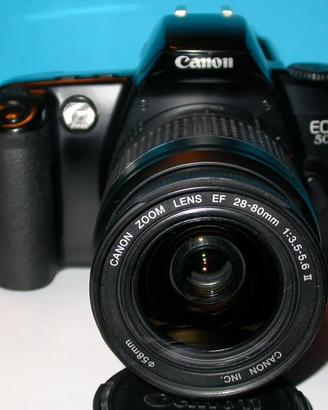 CANON: FOTOCAMERA EOS 500 + OBIETTIVO