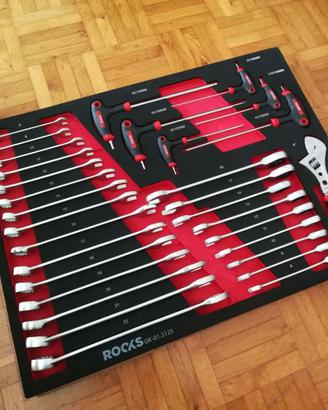 Rooks Set Chiavi Inglesi e Brugola esagonali 31 pz