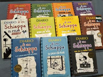 libri "Diario di una schiappa" lotto di 11 libri