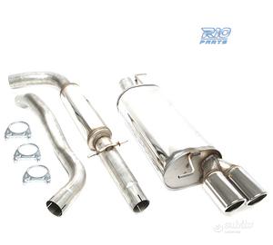 SILENZIATORE DI SCARICO AUDI A3 8L 96-03 DOPPIA