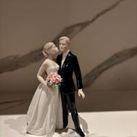 Statuine sposi in porcellana