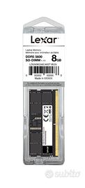 Lexar SODIMM RAM DDR5 8GB 5600 MHz Memoria Laptop,