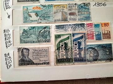 FRANCOB. REPUBBL.USATI 1956-57-58-59 COMPLETI