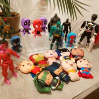 Lotto giochi vintage supereroi power rangers ecc.
