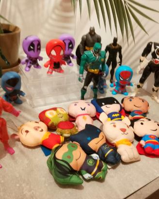 Lotto giochi vintage supereroi power rangers ecc.