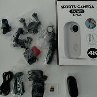 Mini Action Camera 4K, Body Cam WIFI Magnetica